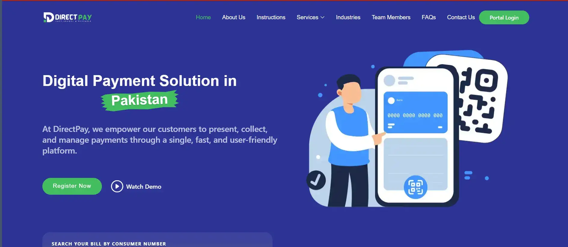 DirectPay official website directpay.pk homepage